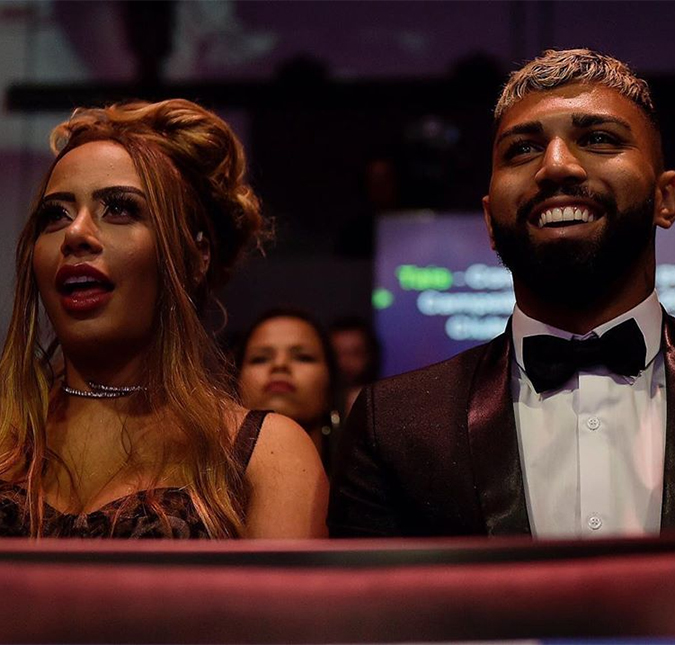 Gabigol defende atitude de namorada, Rafaella Santos, em premiação: <i>Pediu cuidado</i>