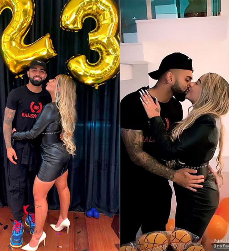 Rafaella Santos e Gabigol