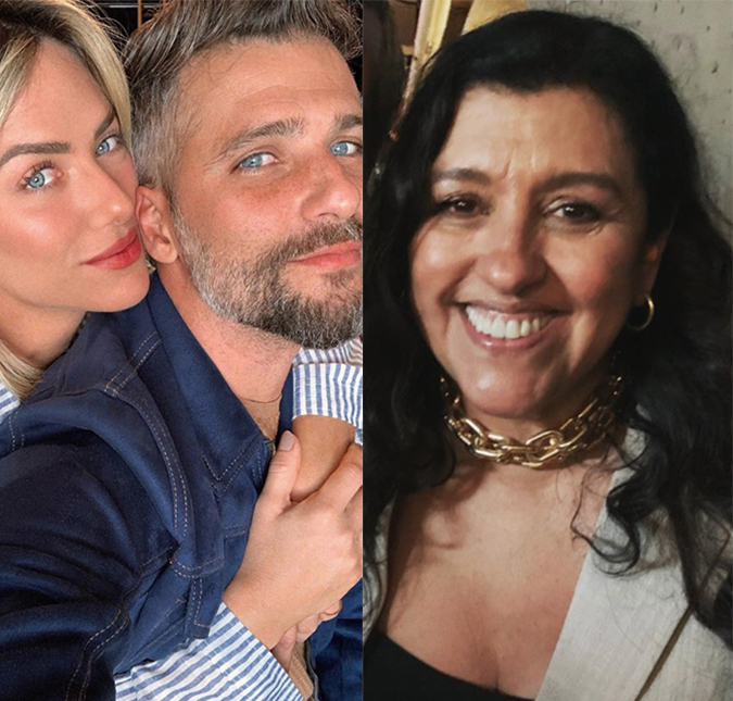 Regina Casé entrega reação de Bruno Gagliasso ao descobrir gravidez de Giovanna Ewbank