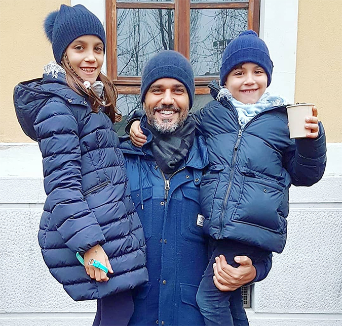 Bruno Cabrerizo viaja para encontrar os filhos na Itália: <i>Pensa no amor</i>