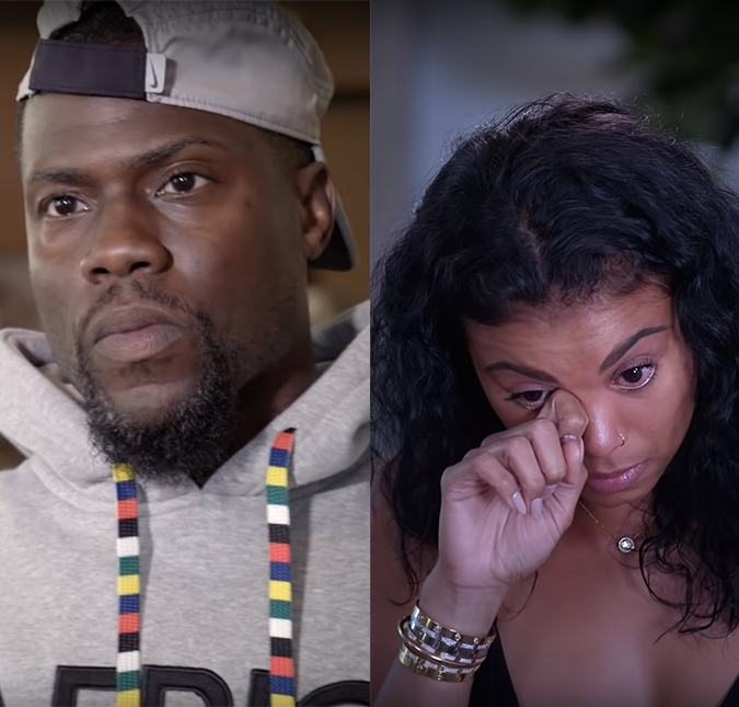 Esposa de Kevin Hart, Eniko Parrish, chora e relembra traição do comediante: <i>-Você me humilhou publicamente</i>