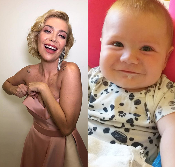 Luiza Possi encanta com foto do filho sorrindo: <i>Meu príncipe é feliz</i>