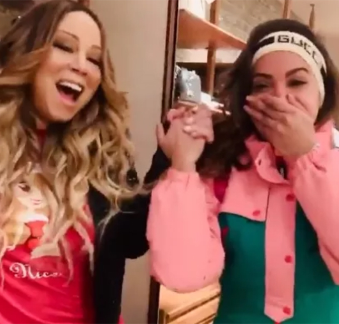 Após encontro casual, Mariah Carey mostra vídeo dos momentos com Anitta e se declara: <i>Te amo</i>