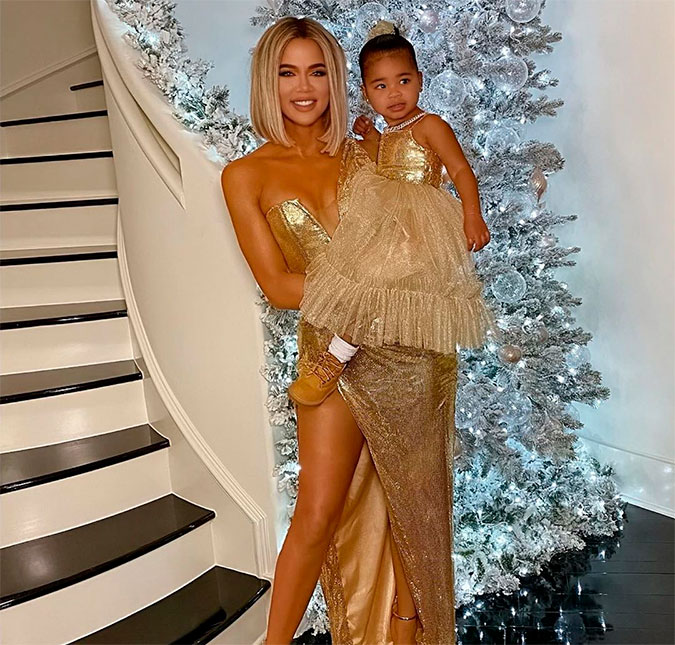 Ex de Khloé Kardashian, Tristan Thompson comparece à festa de Natal da família!