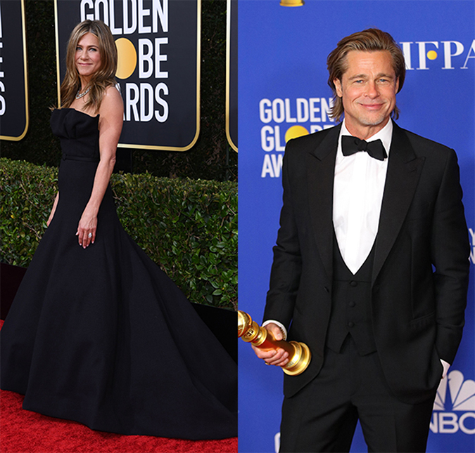 Brad Pitt faz piada sobre vida amorosa e reação de Jennifer Aniston leva <i>web</i> à loucura