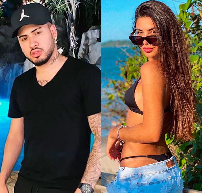 A fila andou? Modelo curte festa e piscina na casa de Kevinho e fãs desconfiam de <I>affair</I>