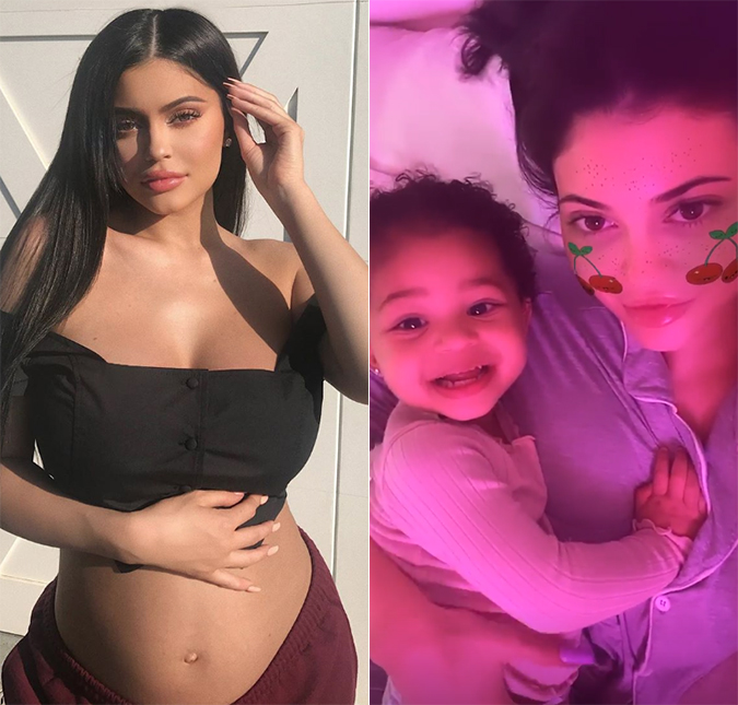 Kylie Jenner relembra gravidez em raro clique e fala do aniversário da filha: <i>Nem consigo acreditar</i>