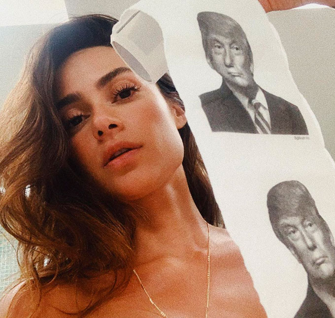 Thaila Ayala dá o que falar após mostrar papel higiênico inusitado. Veja!
