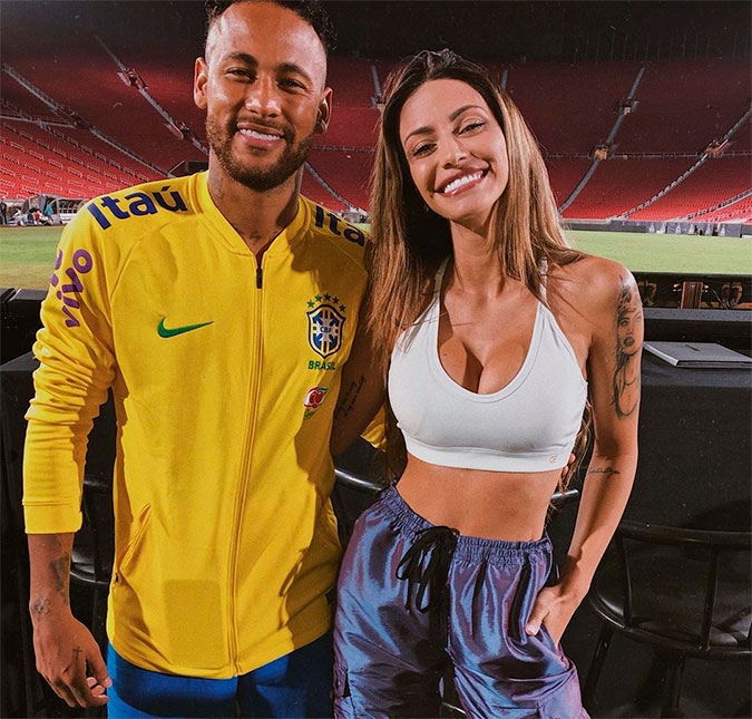 Neymar encontra suposta <I>affair</I> quase um ano após rumores e ela se declara: <I>A consideração por ti é grande</I>