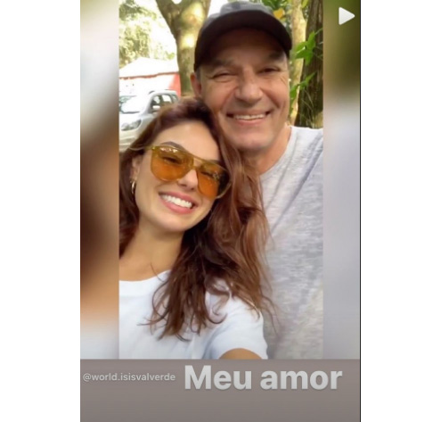Após a morte do pai, Isis Valverde faz homenagem: <i>Meu amor</i>