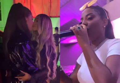 Ludmilla se derrete durante aniversário da mulher com escola de samba, <i>funk</i> e pagode. Veja tudo que rolou!