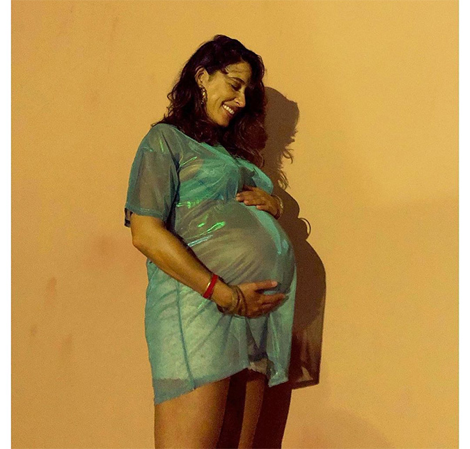 Giselle Itié mostra o barrigão na reta final da gravidez: <i>Tenho muita coisa pra arrumar</i>; veja a foto!
