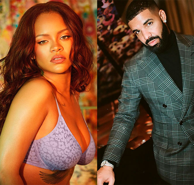 Muito <I>work, work</I>! Rihanna é vista com Drake após término com bilionário e encontro com A$AP Rocky