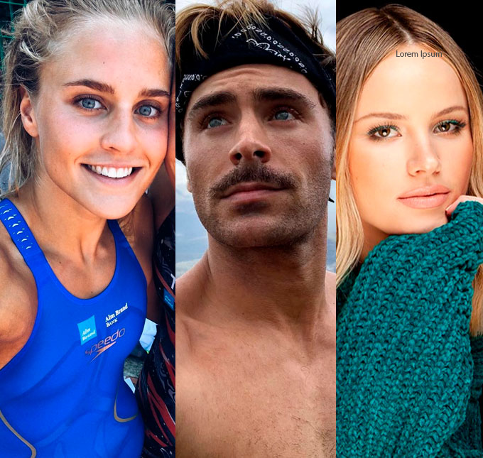 Após término com atleta dinamarquesa, Zac Efron assume namoro com Halston Sage, diz <i>site</i>