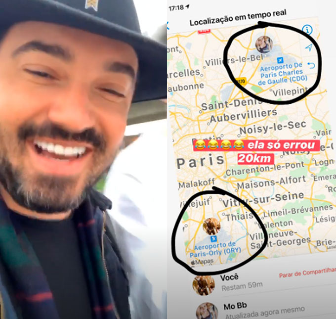Após planejar suposto pedido de casamento, Fernando Zor se desencontra de Maiara em Paris