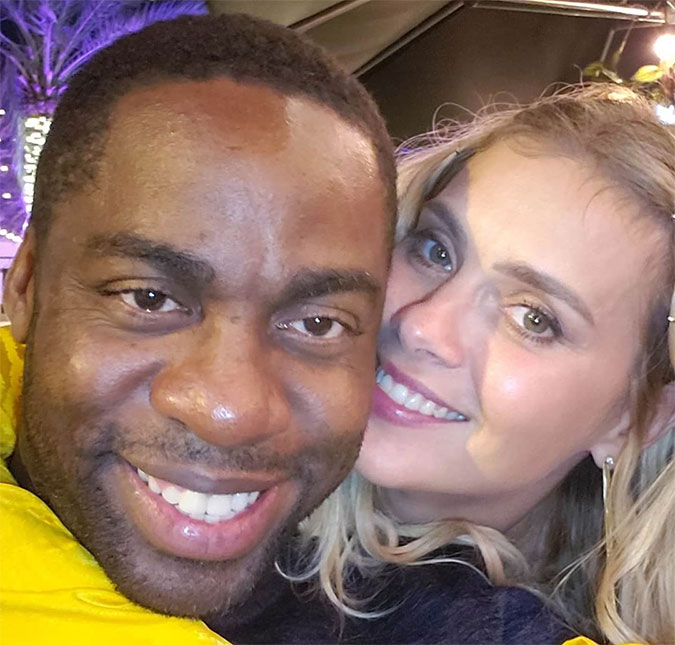 Lázaro Ramos posta clique com Carolina Dieckmann e relembra <I>Cobras e Lagartos</I>