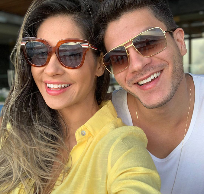 Após polêmica com o marido, Mayra Cardi fala sobre processo alérgico e estabelece dia da semana para encontro amoroso: - <i>Recuperar a essência do namoro</i>