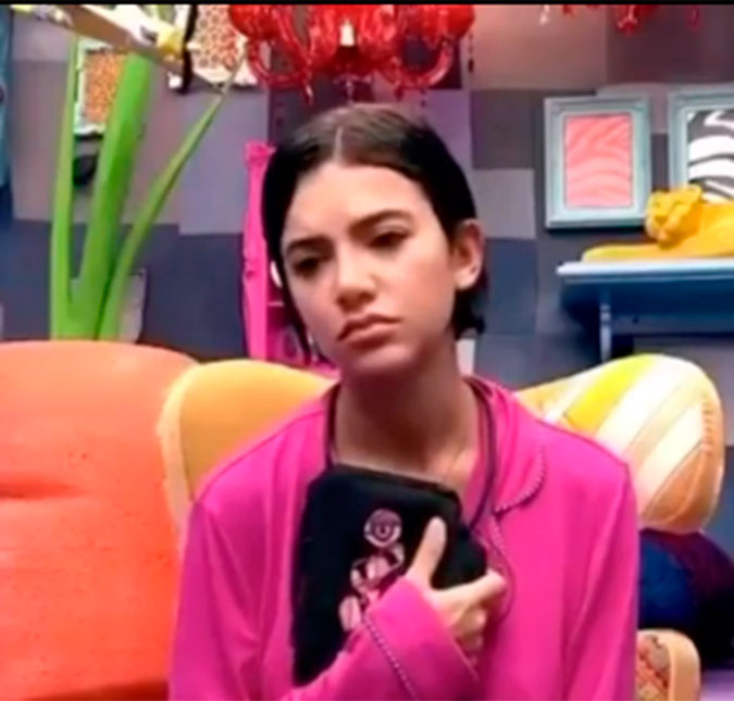 Manu Gavassi se recusa a mandar mensagem para Hadson e abandona confessionário no <I>BBB20</i>