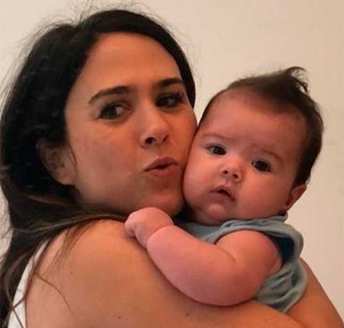 Tatá Werneck posta montagem com foto sua e de Clara Maria