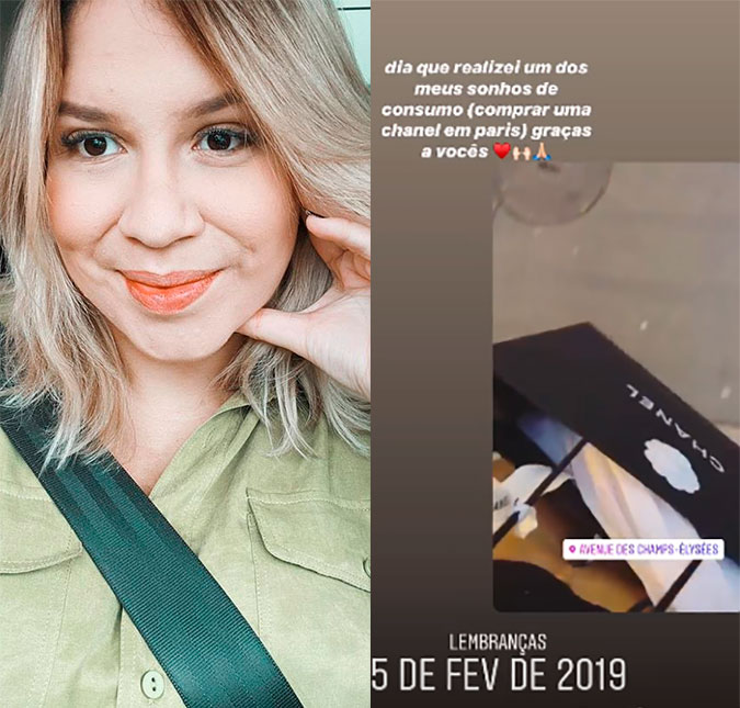 Marília Mendonça relembra dia em que realizou <I>sonho de consumo</I> em Paris!