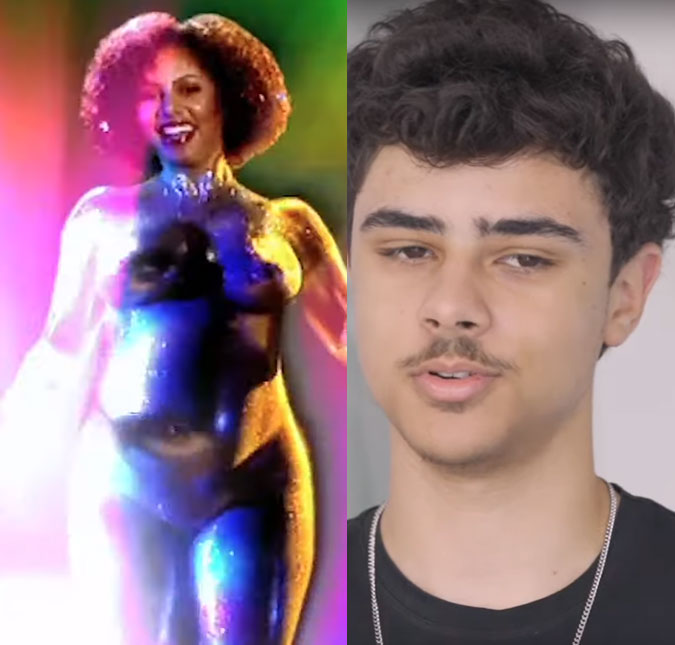 Filho de Valéria Valenssa fala de famosa vinheta da <i>Globeleza</i> quando a mãe estava grávida