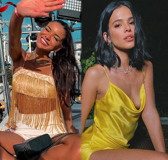 Fã vê semelhança entre namorada de Henri Castelli e Bruna Marquezine