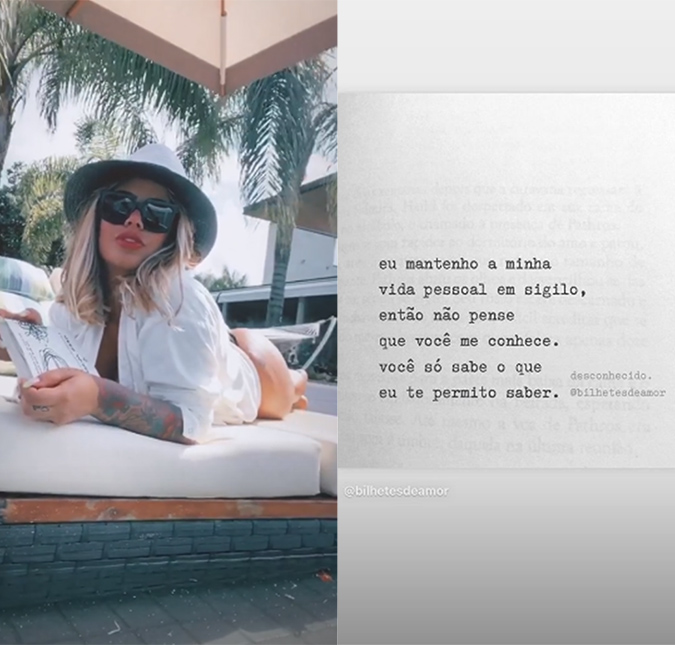 Supostamente grávida de seis meses, Rafaella Santos posa de biquíni e desabafa: <i>Eu mantenho a minha vida pessoal em sigilo</i>