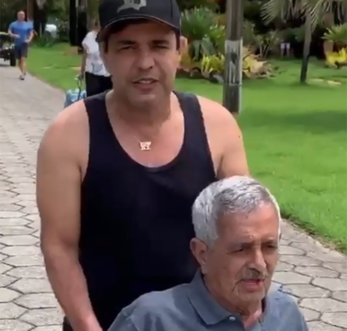 Zezé Di Camargo celebra alta do pai e faz festinha em família: <i>Pensa numa felicidade!</i>; assista!