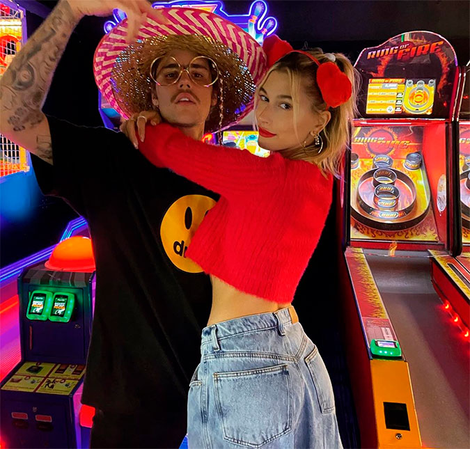 Justin Bieber comemora aniversário ao lado de Hailey Bieber: <I>Você é meu presente</I>