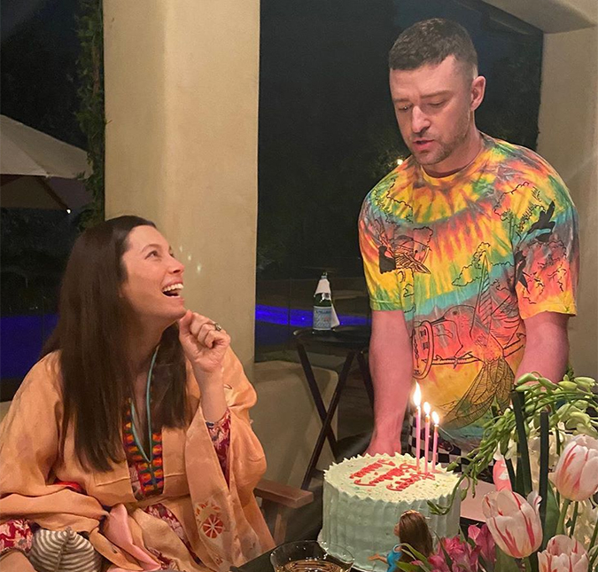 Dias após ser vista sem aliança, Jessica Biel ganha festa do pijama de Justin Timberlake para celebrar aniversário!