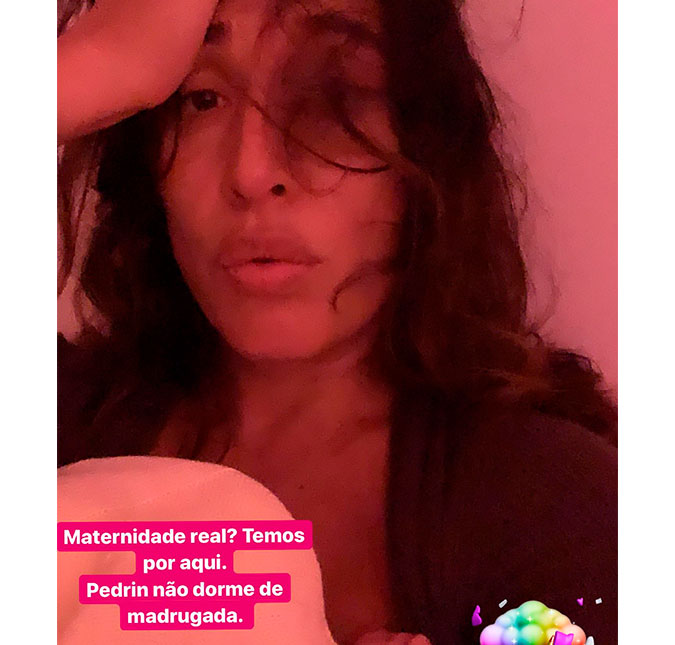 Giselle Itié faz desabafo sobre <I>maternidade real</I>: <I>Pedrin não dorme</I>