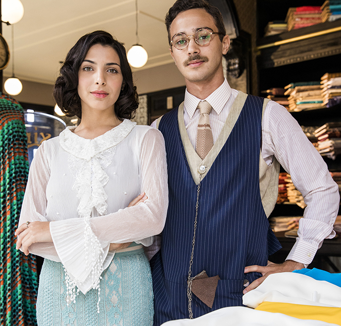 Casal em <i>Éramos Seis</i>, Rayssa Bratillieri e André Luiz Frambach falam sobre namoro fora das telas: - <i>Quase 24 horas juntos</i>