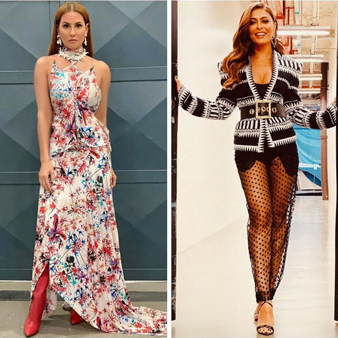 Deborah Secco e Juliana Paes arrasam no <i>look</i> para <i>Ding Dong</i> e Secco brinca sobre Paes: - <i>É a Ivete Sangalo do elenco</i>