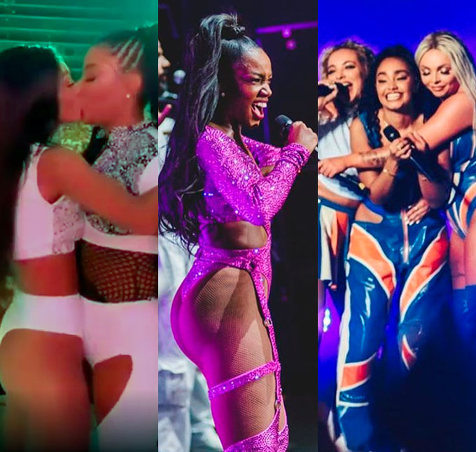 Beijão entre Ludmilla e esposa, <I>look</i> ousado de Iza e <i>show</i> icônico de <i>Little Mix</i>. Veja tudo que rolou no <i>Festival GRLS</i>!