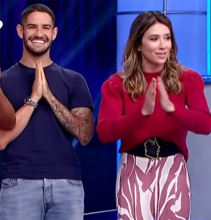 Em meio a pandemia de coronavírus, Alexandre Pato vira assistente de Rebeca Abravanel no <I>SBT</i>
