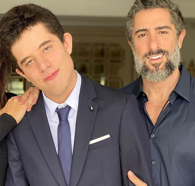 Marcos Mion dança Michael Jackson com o filho, Romeu: <I>Quinto dia de quarentena</I>; assista!