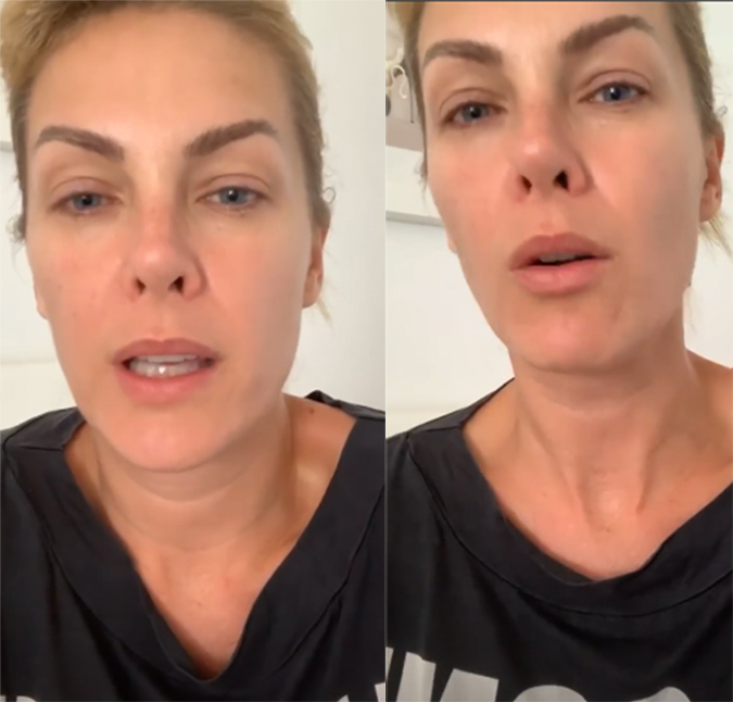 Ana Hickmann se isola em casa e chora ao falar sobre suspeitas de coronavírus: <i>Impotente</i>