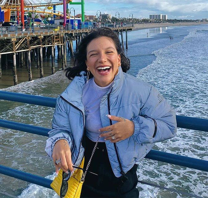 Priscilla Alcântara conta sobre acidente em seu <I>deck</i>: - <i>Quase morri </i>