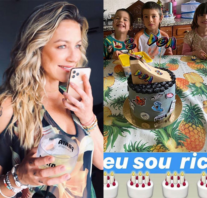 Em quarentena, Luana Piovani comemora o aniversário do filho mais velho
