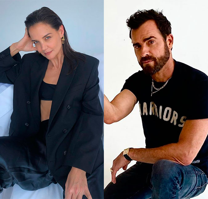 Publicação afirma que Katie Holmes e Justin Theroux - ex de Jennifer Aniston - estariam namorando