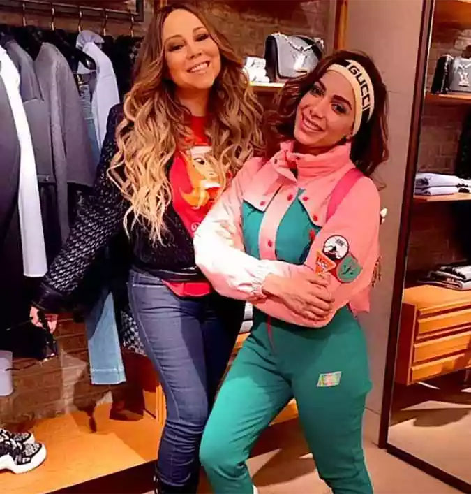 Anitta surta ao receber feliz aniversário de Mariah Carey: <I>Morri</I>