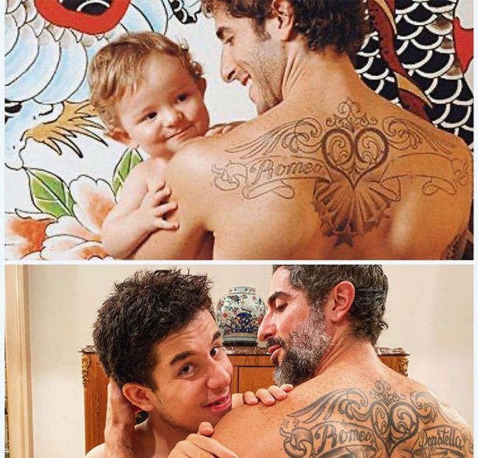 Marcos Mion também arrancou lágrimas de seus seguidores ao publicar uma foto do antes e depois de Romeo, e se derreter pelo filho na legenda. Na legenda, ele relembrou a época em que o primogênito era bebê: Se existir um julgamento final e Deus me perguntar o que fiz da minha vida, vou responder com o maior orgulho do mundo que eu a dediquei a você, meu anjo Romeo. E que jornada está sendo! Se fechar os olhos lembro até do seu cheirinho quando recém nascido. De como você teve como meio de locomoção principal, por anos, o meu colo, do quanto amava te colocar peladinho no meu peito...eita, essa lista pode ir por tempo indeterminado! Eu era um moleque segurando uma vida na palma da mão. Sim, parece impossível te vendo hoje, mas você era do tamanho da palma da minha mão! E hoje eu sou um homem segurando um moleque pré adolescente nos braços! Quanta experiência você me dá, meu filho. Sem você eu teria passado essa vida sem conhecer o autismo, sem achar meu propósito e, sem dúvida, não seria uma sombra do homem que sou. Você é a maior força motora da minha vida, sem você eu não estaria ajudando milhões de famílias, não estaria batalhando tanto por milhões de pessoas autistas que nunca nem vamos conhecer pessoalmente, mas que dividem tanta coisa conosco! Me agradecem muito, todos os dias, e internamente, pelo vento, eu mando esses agradecimentos pra quem merece: você. Quando poderia imaginar que quando te levava no colo, na foto em cima, de 2006, estava levando meu maior mestre. A pessoa que me ensinou mais do que qualquer livro ou aula. Obrigado Deus por ter melhorado meu pedido na adolescência! Afinal, eu pedia muito pra ser pai, mas não poderia imaginar ainda que o que me completaria, o que realizaria meu desejo em sua totalidade, era ser pai de um autista.