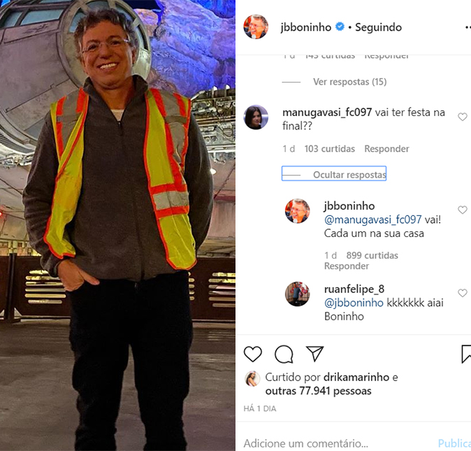 Boninho diz que festa da final do <i>BBB20</i> será <i>com cada um na sua casa</i>