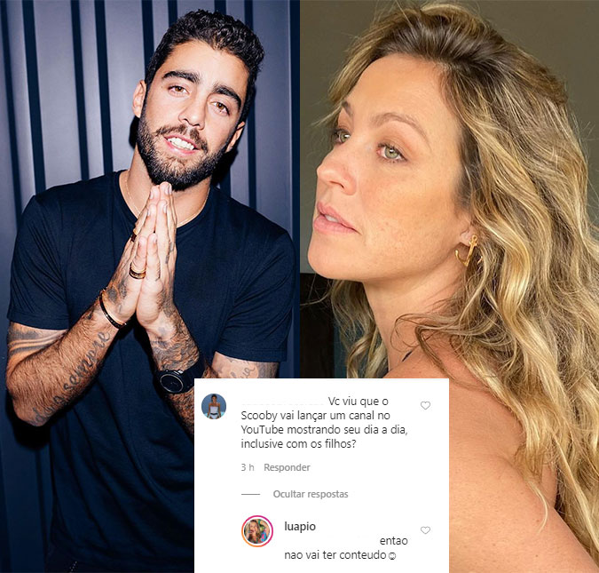 Pedro Scooby anuncia canal onde mostrará rotina com os filhos e Luana Piovani alfineta: <I>Então não vai ter conteúdo</I>