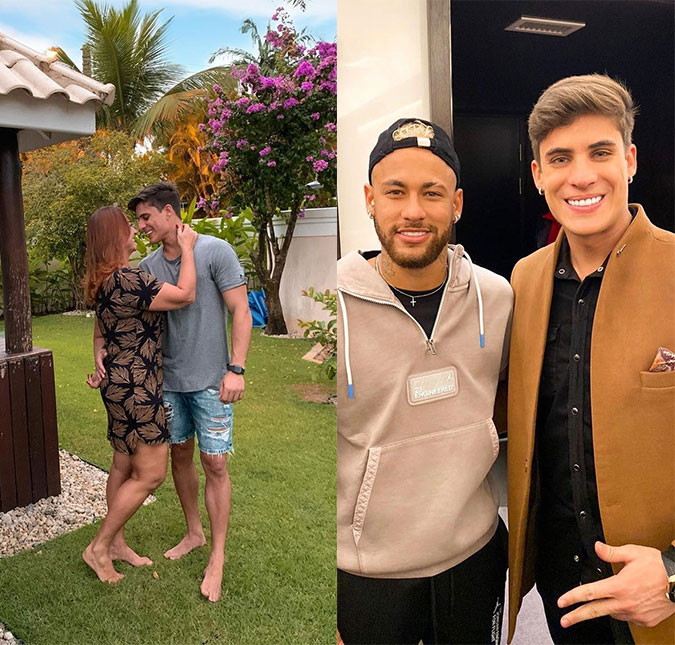 Mãe de Neymar assume namoro com modelo de 23 anos de idade e ex de Carlinhos Maia, diz colunista