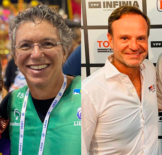 Após piada com Rubens Barrichello, Boninho pede desculpas ao piloto: <i>Talento indiscutível, simpatia e profissionalismo</i>