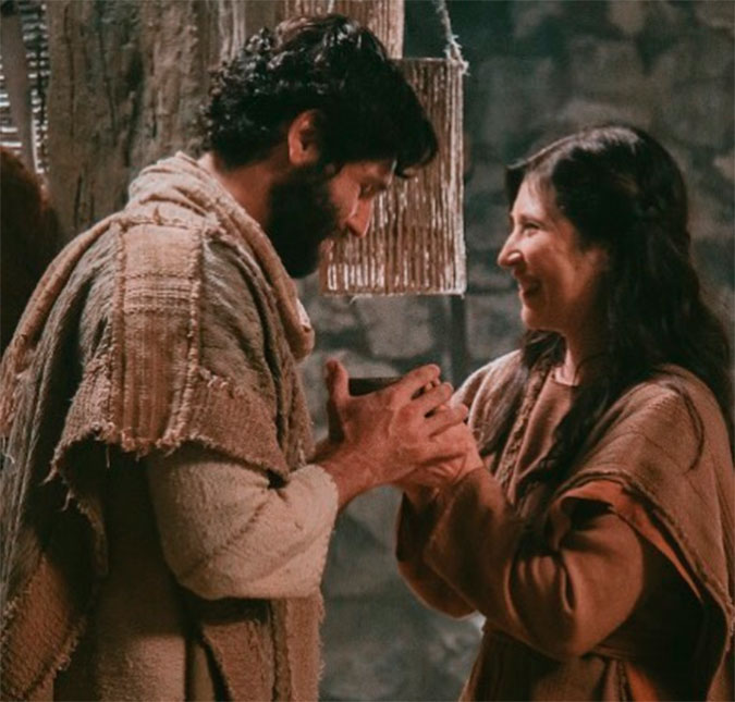 Beth Goulart enaltece Dudu Azevedo, com quem atuou na novela <I>Jesus: Brilhante</i>