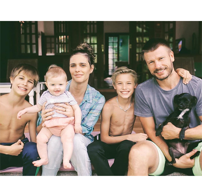 Rodrigo Hilbert comemora aniversário de 40 anos com foto da família reunida e encanta fãs; veja!