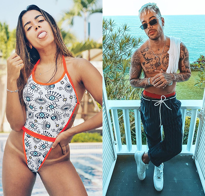 Anitta flerta com ex de Gabi Brandt em rede social e ex-namorado da cantora viaja com modelos. Saiba tudo!