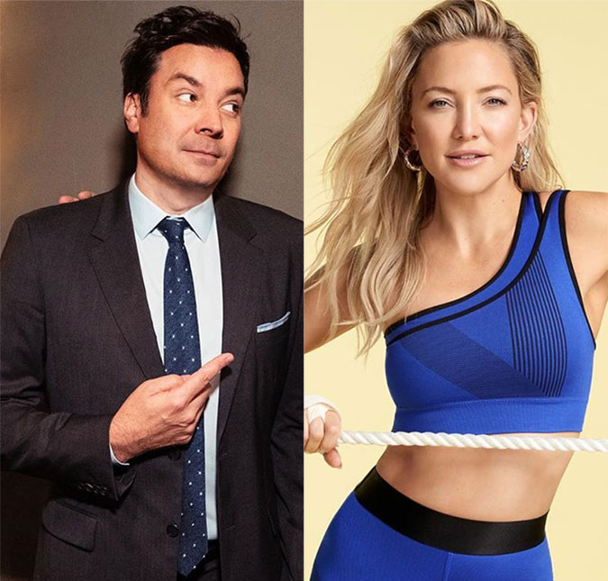 Kate Hudson revela que tinha interesse em Jimmy Fallon quando gravaram <i>Quase Famosos</i>